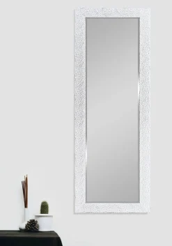 Mirrors and More Kellot Ja Peilit*peili Vicky 50 x 150 cm valkoinen/kromi