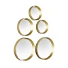 Mirrors and More Kellot Ja Peilit*peilisetti Vivien 5-pack kulta
