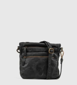 Montana Laukut*laukku Alpha Crossbody Black 100 Black