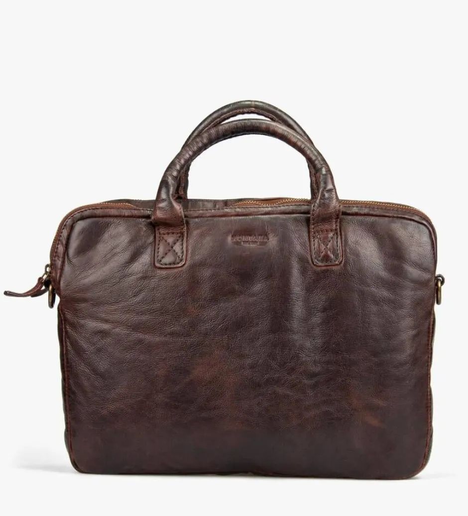 Montana Laukut*laukku Superior Laptop Brown 200 Brown