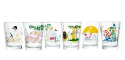 Moomin Astiat*Arabia juomalasi 22 cl Puutarhajuhlat
