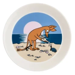 Moomin Astiat*Arabia lautanen Ø 19 cm Nipsu rannalla