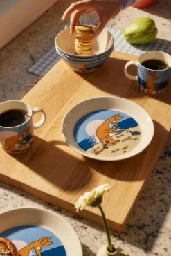 Moomin Astiat*Arabia lautanen Ø 19 cm Nipsu rannalla