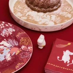 Moomin Kertakäyttö*Arabia servetti 33 cm Juhlan Aika