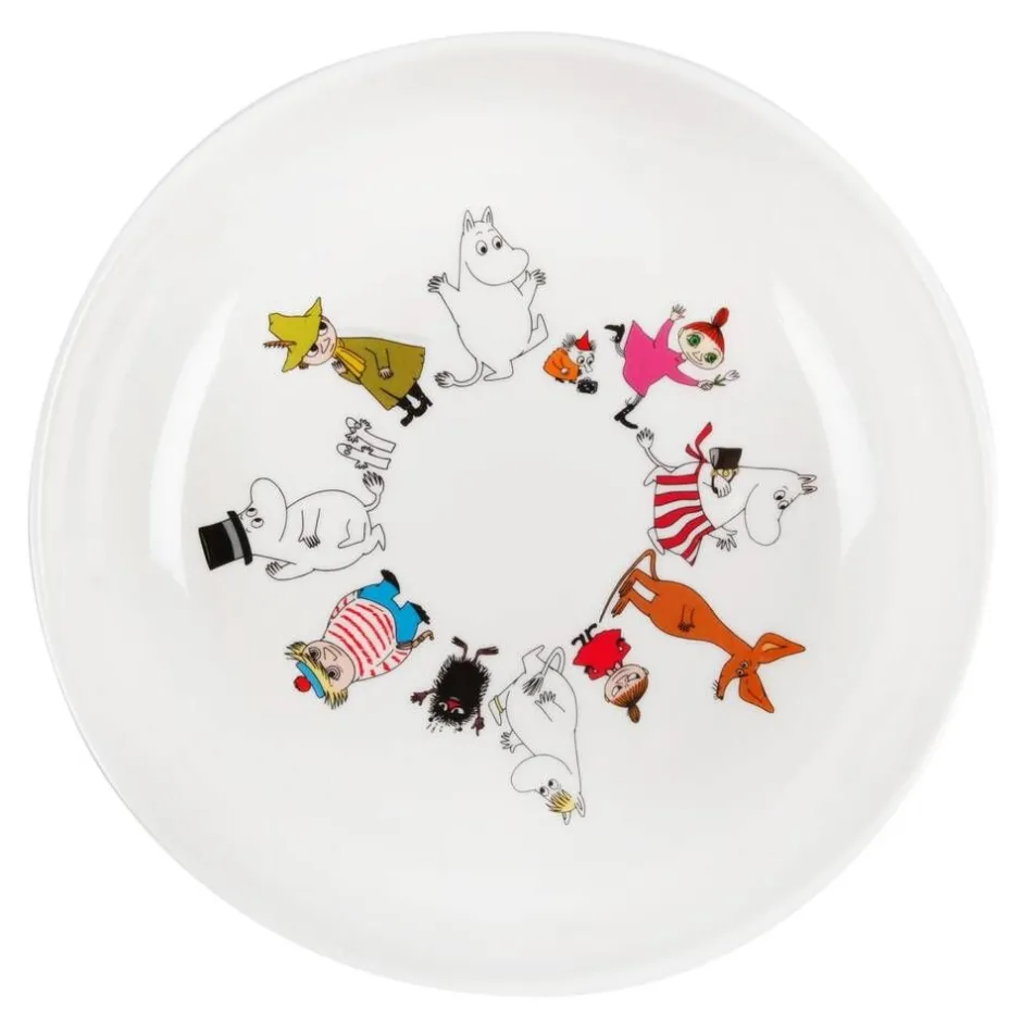 Moomin Lastenhuone|Astiat*Hahmot lautanen syvä 17 cm melamiini