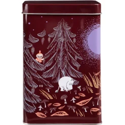 Moomin Ruoansäilytys Ja Järjestys*kahvipurkki Ikimetsä punainen