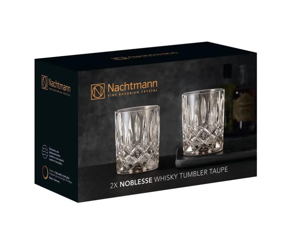 Nachtmann Astiat*Noblesse tumbler taupe juomalasi 2 kpl