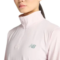 New Balance Treenivaatteet*paita Sport Quarter Zip W PINK GRANITE