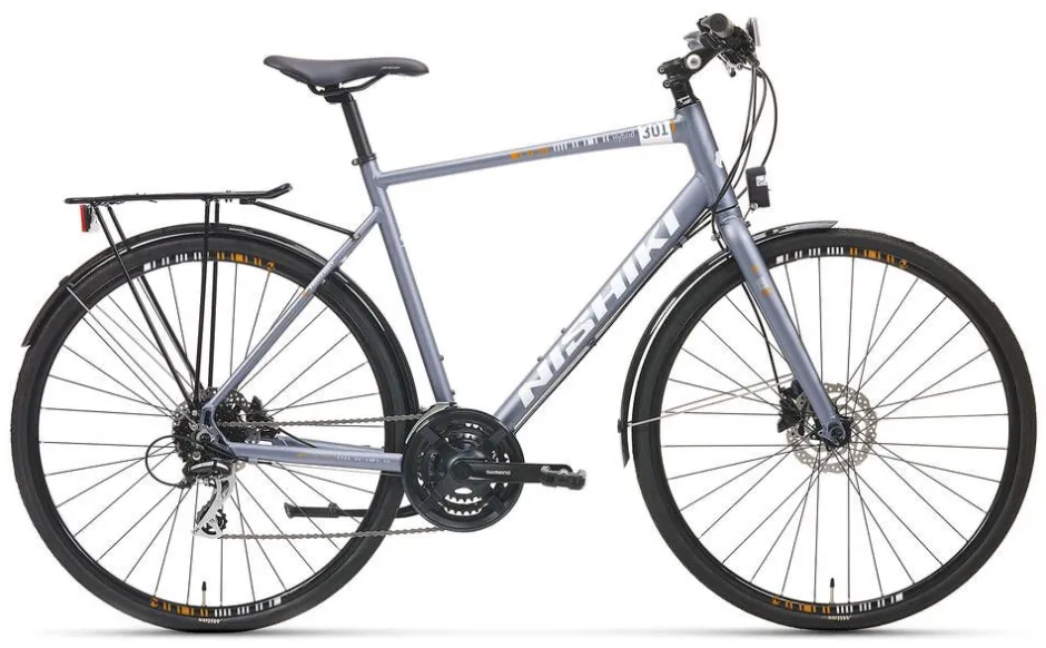 Nishiki Miesten Pyörät*hybridipyörä 301 28'' 24v 56 mattaharmaa