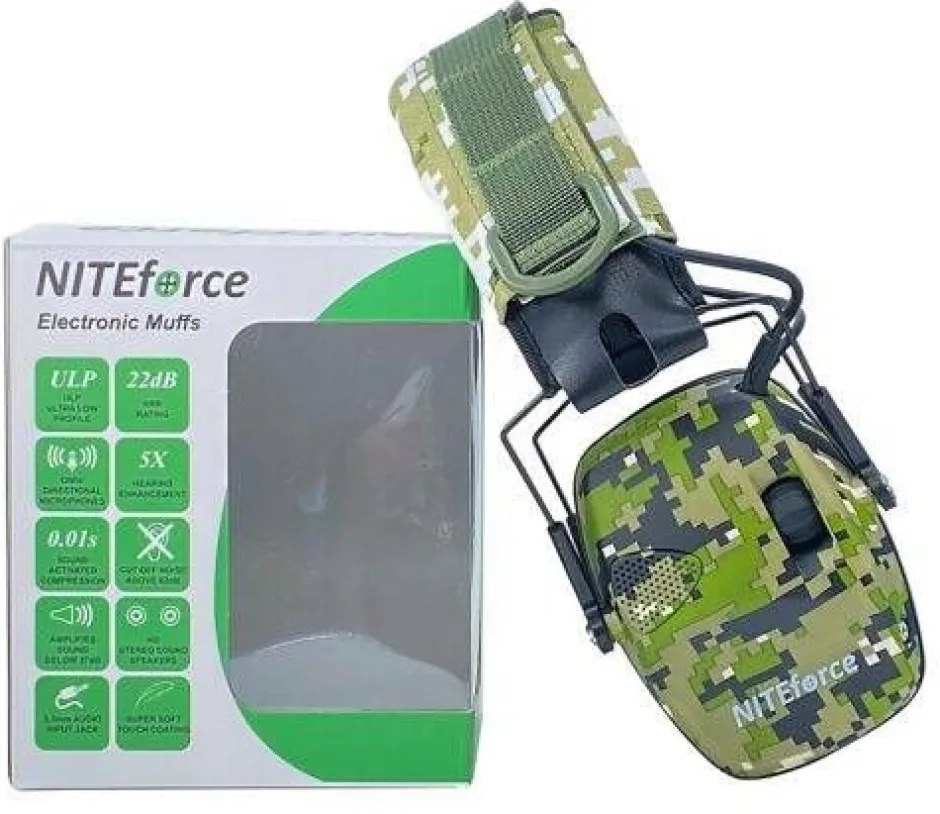 NITEforce Asetarvikkeet Ja -Laukut*elektroninen kuulosuojain, SubSonic Digital Camo
