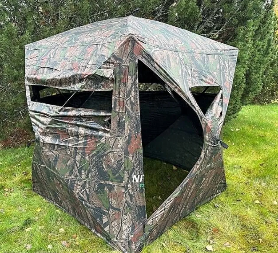 NITEforce Metsästystarvikkeet*maastokatos 2-3 henkilölle Pop-Up Blind - SEE THRO