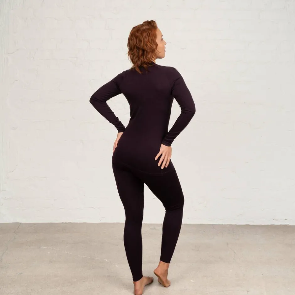 North Outdoor Asusteet*paita Sensitive 225 base layer W L06 Eggplant