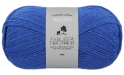 Novita Kankaat Ja Käsityötarvikkeet*7 Veljestä lanka 100 g 136 lobelia