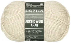 Novita Kankaat Ja Käsityötarvikkeet*lanka Arctic Wool Aran 100g 631 poro