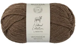 Novita Kankaat Ja Käsityötarvikkeet*lanka Wonder Wool 50 g 068 metsäsieni