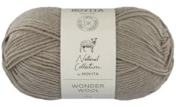 Novita Kankaat Ja Käsityötarvikkeet*lanka Wonder Wool 50 g 058 teeri