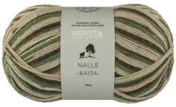Novita Kankaat Ja Käsityötarvikkeet*Nalle Raita lanka 100 g menninkäinen 8201