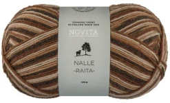 Novita Kankaat Ja Käsityötarvikkeet*Nalle Raita lanka 100 g juuret 8211