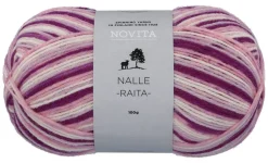 Novita Kankaat Ja Käsityötarvikkeet*Nalle Raita lanka 100 g keiju 8191