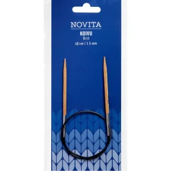 Novita Kankaat Ja Käsityötarvikkeet*pyöröpuikot 40 cm koivu 3.5