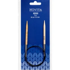 Novita Kankaat Ja Käsityötarvikkeet*pyöröpuikot 40 cm koivu 5.0