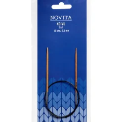 Novita Kankaat Ja Käsityötarvikkeet*pyöröpuikot 40 cm koivu 2.5