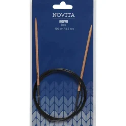 Novita Kankaat Ja Käsityötarvikkeet*Pyöröpuikot 100 cm koivu 3.5