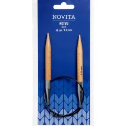 Novita Kankaat Ja Käsityötarvikkeet*pyöröpuikot 40 cm koivu 8.0