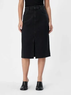 Object Hameet Ja Haalarit*farkkuhame Objellen MW Midi Black denim