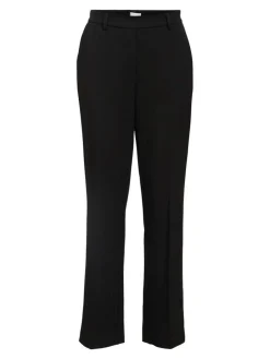 Object Housut*housut Objlisa Straight Black