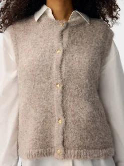 Object Liivit|Topit*neuleliivi Objsaggia Vest Humus melange