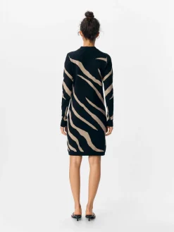 Object Vapaa-Ajan Mekot*neulemekko Objray Black Desert Taupe Black desert taupe tiger graphic