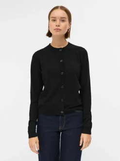 Object Neuletakit*neuletakki Objthess L/S Black