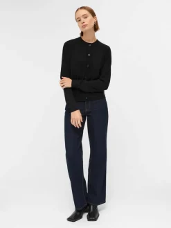 Object Neuletakit*neuletakki Objthess L/S Black