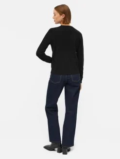 Object Neuletakit*neuletakki Objthess L/S Black