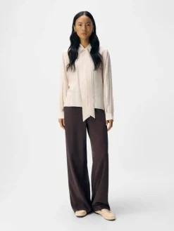 Object Puserot*pusero Objjacira L/S Bow White sand