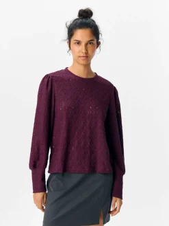 Object Puserot*pusero Objlaila L/S Mauve wine