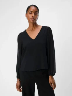 Object Puserot*pusero Objmila RE L/S V-neck