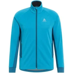 Odlo Treenivaatteet*takki Brensholmen M 21062 saxony blue - deep dive