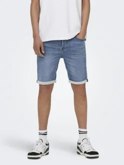 Only & Sons Shortsit*farkkushortsit Onspl Jog Mb BLUE DENIM