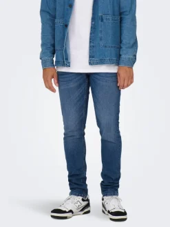 Only & Sons Farkut*farkut Onsloom Slim 7899 Light medium blue denim