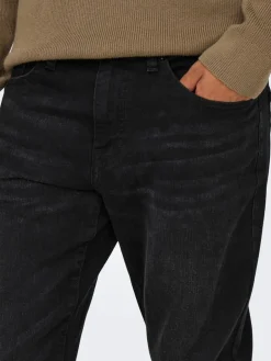 Only & Sons Farkut*farkut Onsweft Black denim