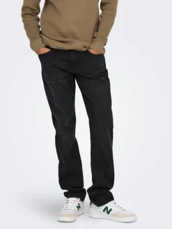 Only & Sons Farkut*farkut Onsweft Black denim