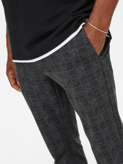 Only & Sons Housut*housut Onsmark Slim Check Black