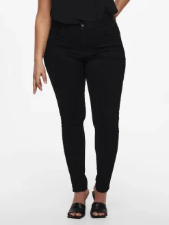 Only Carmakoma Farkut*farkut Caraugusta HW Skinny Black