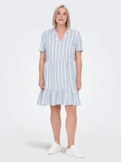 Only Carmakoma Vapaa-Ajan Mekot*mekko Cartiri-caro Coronet blue bright white