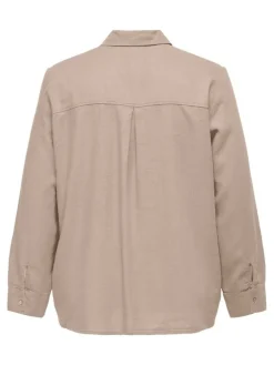Only Carmakoma Puserot*paita Carcaro L/S Oxford tan