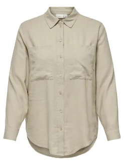 Only Carmakoma Puserot*paita Carcaro L/S Oxford tan