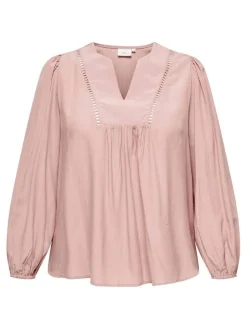 Only Carmakoma Puserot*pusero Carmyrna L/S Silver pink