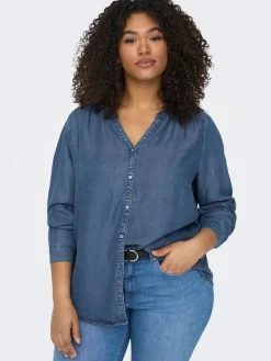 Only Carmakoma Puserot*pusero Carsema Medium blue denim